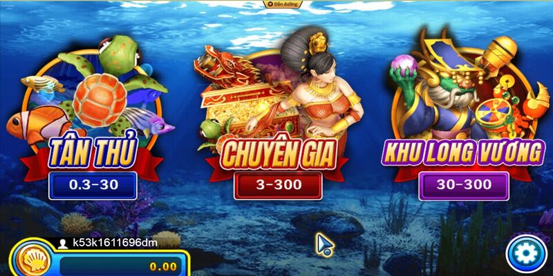 Hướng dẫn các bạn chi tiết từng bước chơi game bắn cá trên app