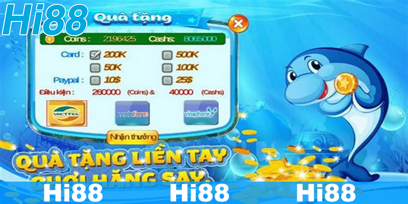 Hướng dẫn nhận nhận code cho sảnh bắn cá tại Hi88