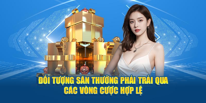 Đối tượng săn thưởng phải trải qua các vòng cược hợp lệ 